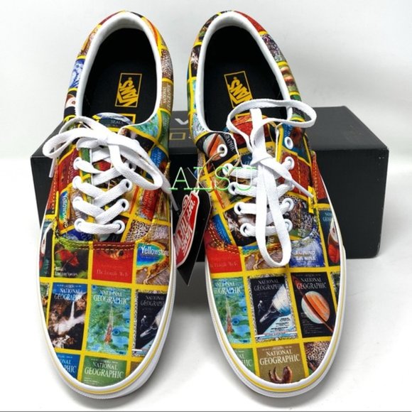 VANS National Geographic Collaboration Women's Era Red Nat Size 6.5 VN0A4U39WJZ - Picture 7 of 11